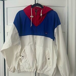 Vtg Vintage Polo Ralph Lauren Sport Hooded Jacket 90’s Windbreaker LARGE